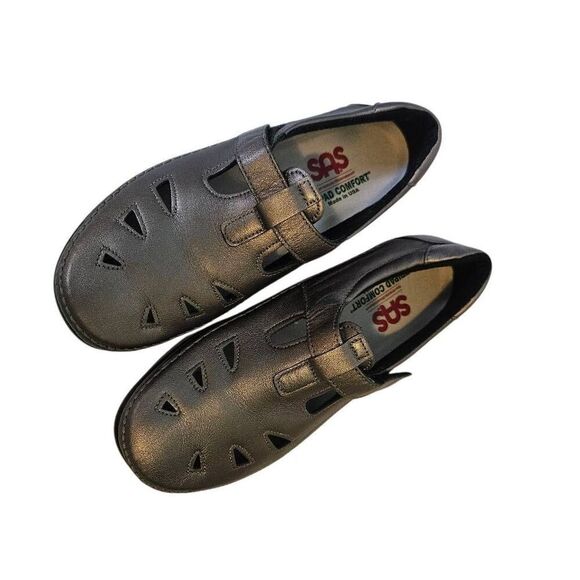 SAS Tri comfort shoes, grayish silver. Size 8.5 W. - Picture 1 of 5
